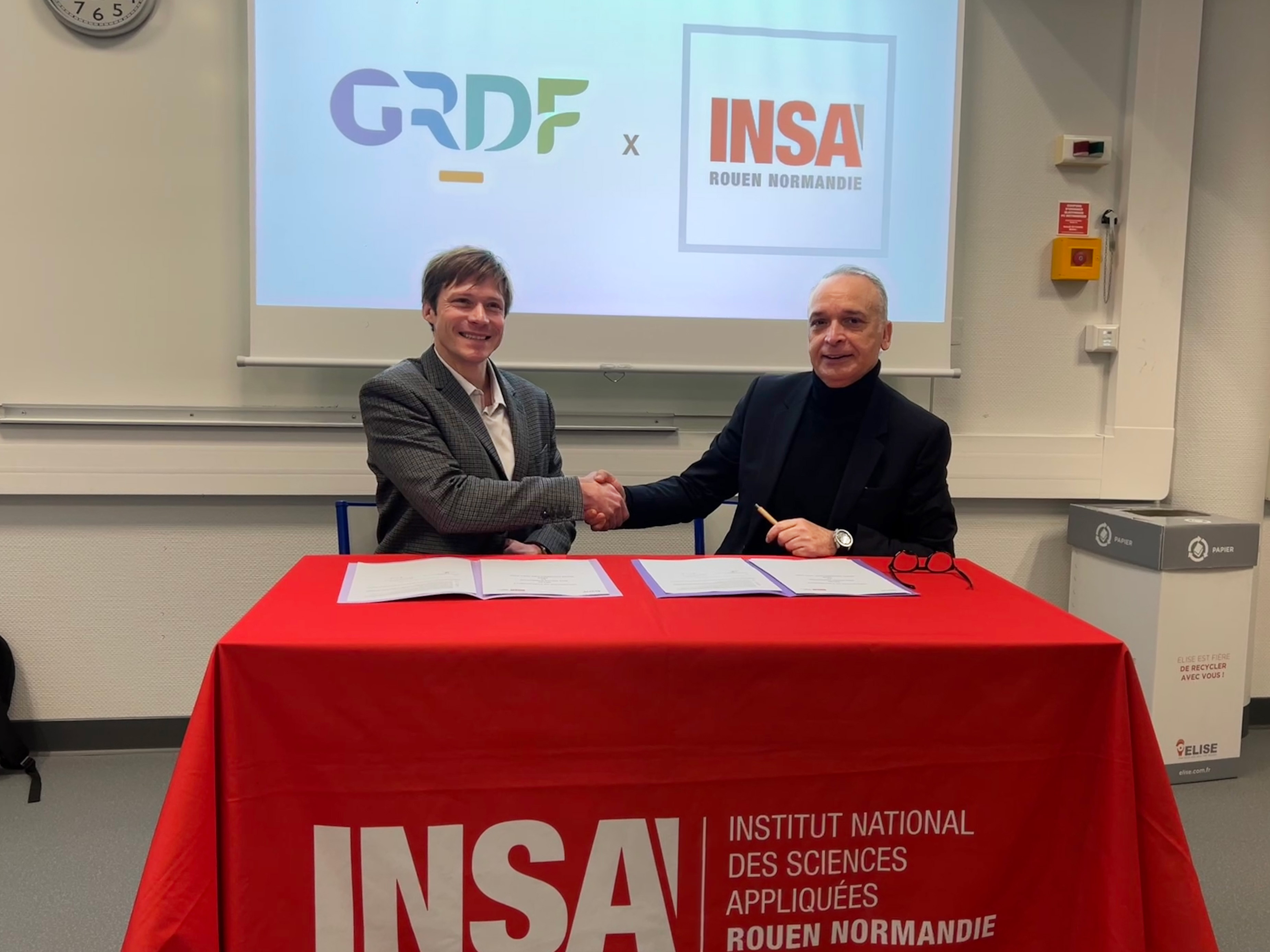 GRDF et l’INSA Rouen Normandie renforcent leur partenariat