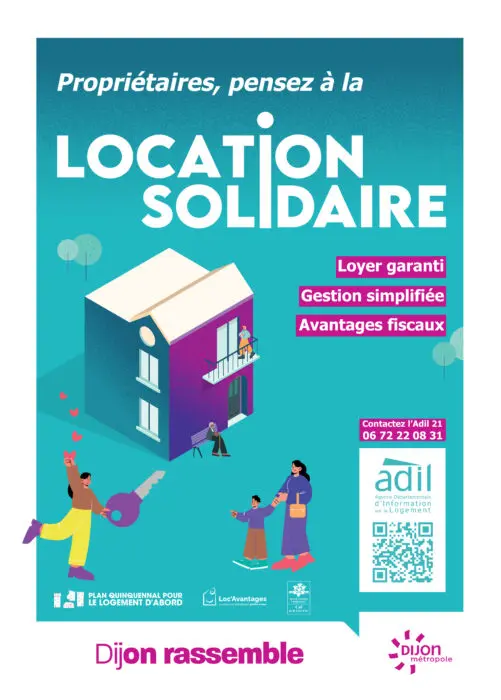 Dijon : Location solidaire, un atout pour propriétaires et locataires