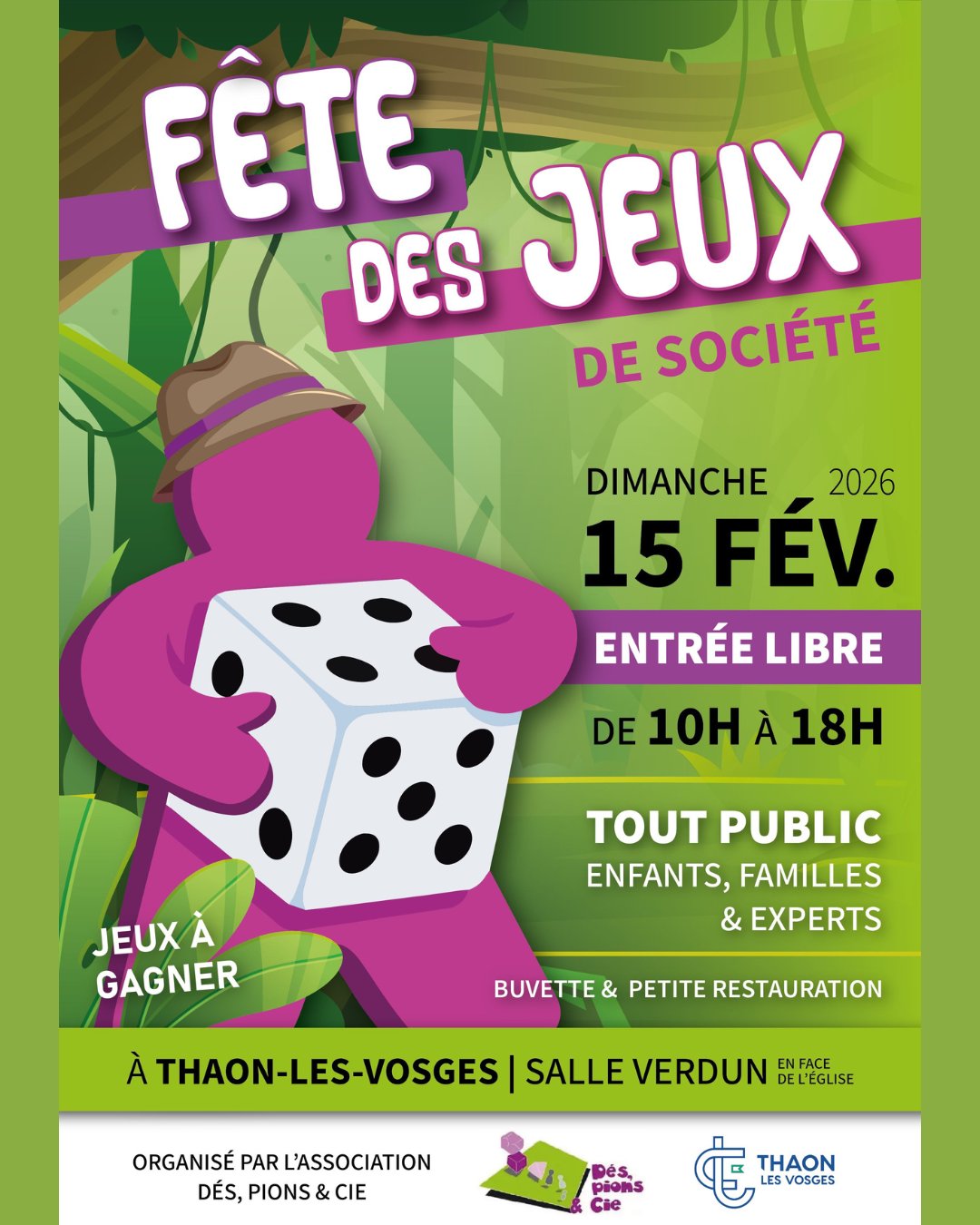 Fête des Jeux de Société à Thaon-les-Vosges : un levier pour l’animation et l’économie locale