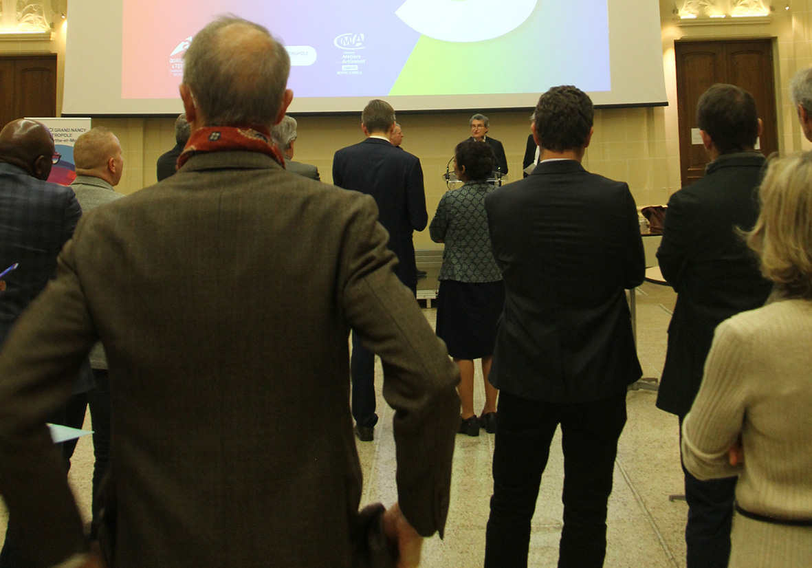 Les vœux de la CCI Grand Nancy Métropole Meurthe-et-Moselle en vue le 26 janvier