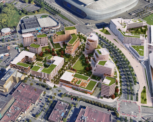 Novéa Parc, le futur quartier de Villeneuve d’Ascq, se veut ambitieux et durable