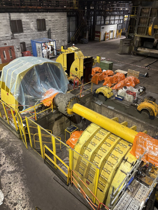 Le Creusot : Industeel procède à la maintenance de ses moteurs Quarto