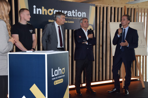 Inauguration du centre de formation Laho Lens