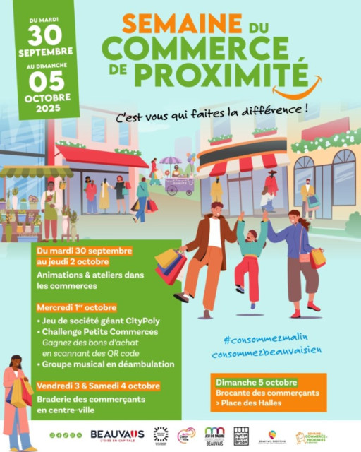 La Semaine du Commerce de Proximité bientôt à Beauvais