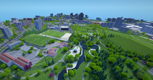 Vandœuvre modélise sa ville grâce à Minecraft
