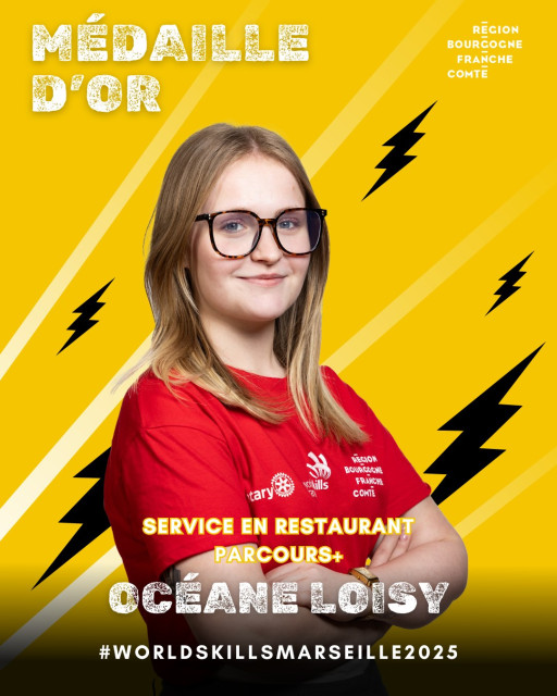 WorldSkills France 2025 : trois lauréats du CMA Formation Mercurey à l'honneur