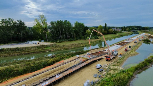 CSNE : l'ouvrage principal de gestion des crues de l'Oise est finalisé