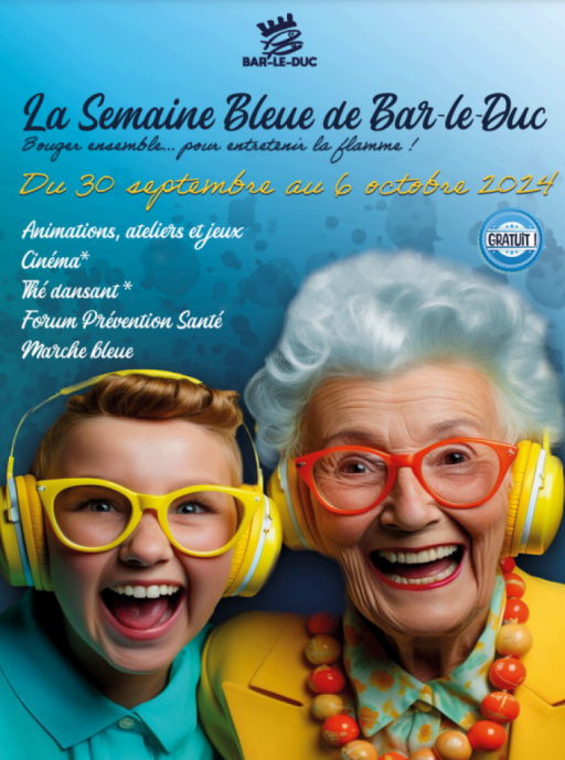 Bar-le-Duc : Semaine bleue pour les seniors du 6 au 11 octobre