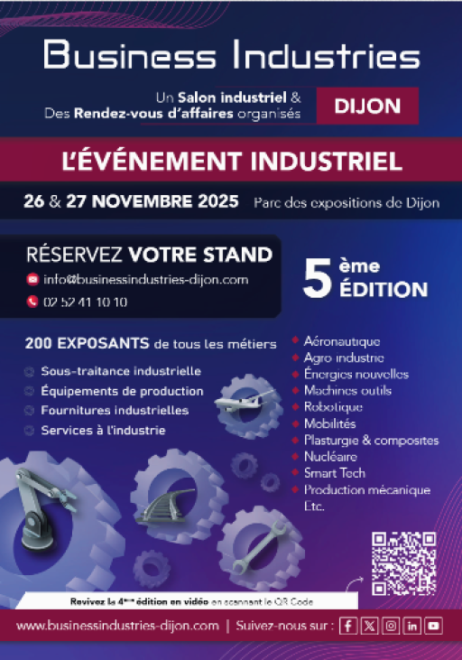 Business Industries Dijon 2025 : le salon qui met en lumière l’industrie régionale