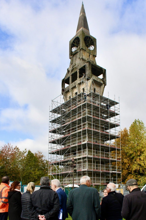 La tour florentine de Buire en pleine rénovation