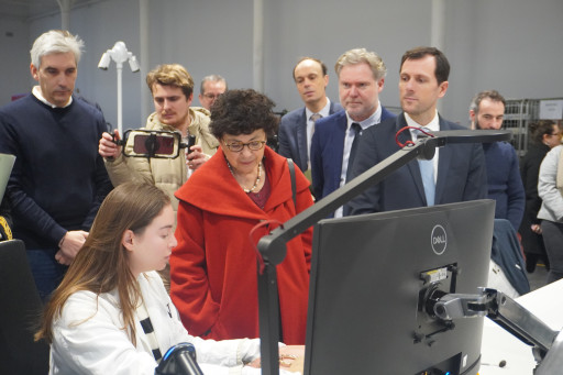 Tourcoing : les ministres mettent la mode durable à l’honneur chez Vestiaire Collective