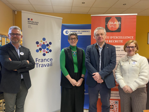Rencontre fructueuse autour des métiers du verre à Gamaches